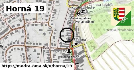 Horná 19, Modra