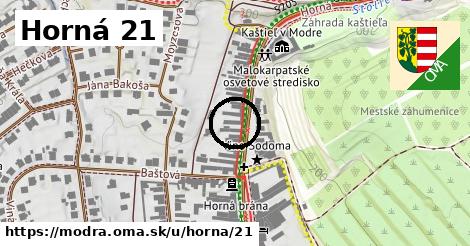 Horná 21, Modra