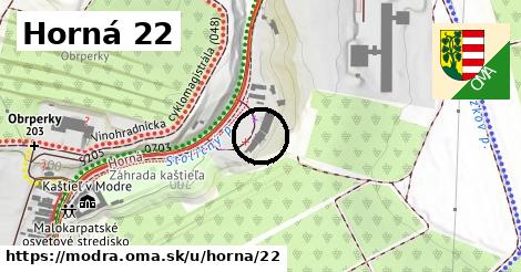 Horná 22, Modra