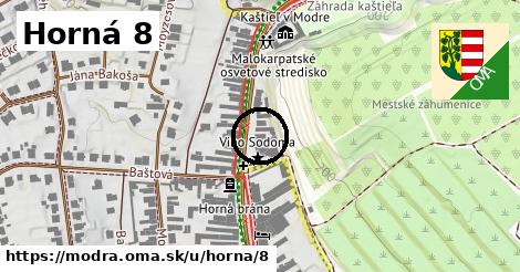 Horná 8, Modra