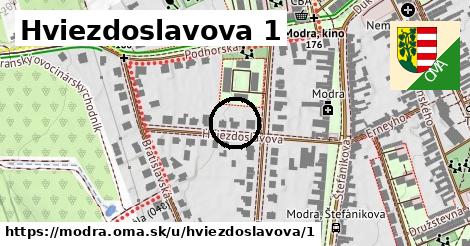 Hviezdoslavova 1, Modra