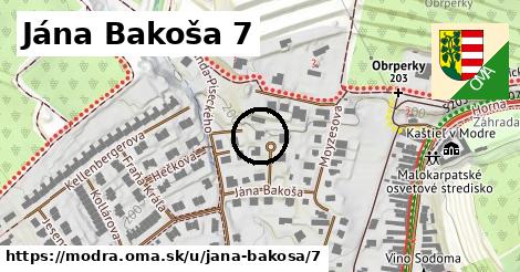 Jána Bakoša 7, Modra