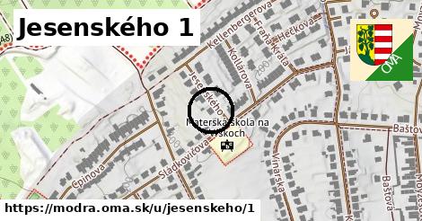 Jesenského 1, Modra