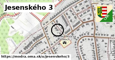 Jesenského 3, Modra