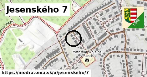 Jesenského 7, Modra