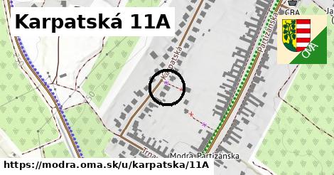 Karpatská 11A, Modra