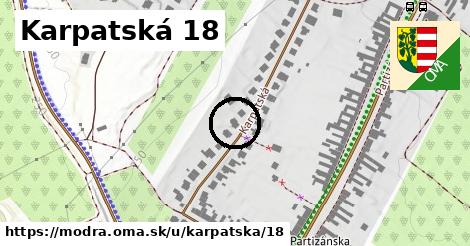 Karpatská 18, Modra