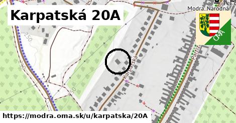 Karpatská 20A, Modra