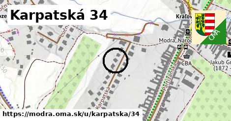 Karpatská 34, Modra