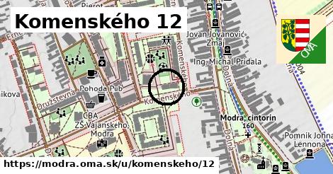 Komenského 12, Modra