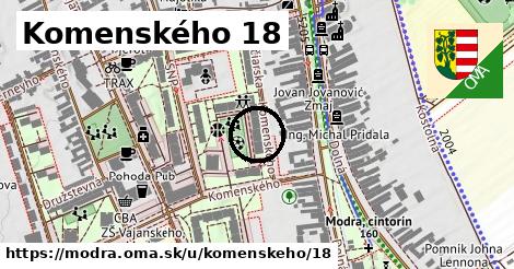 Komenského 18, Modra