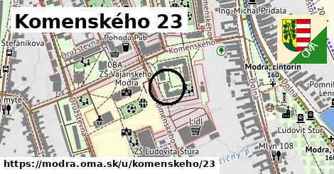 Komenského 23, Modra