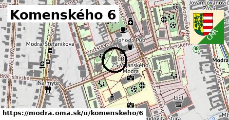 Komenského 6, Modra