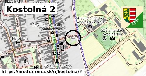 Kostolná 2, Modra