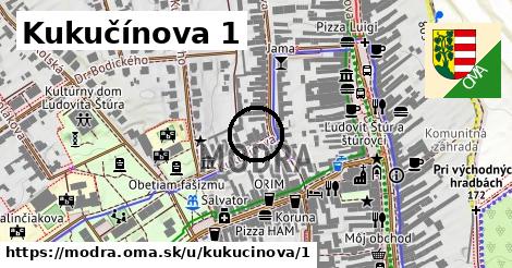 Kukučínova 1, Modra