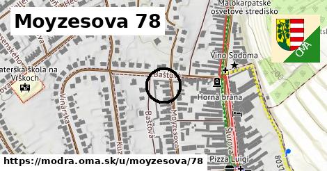 Moyzesova 78, Modra