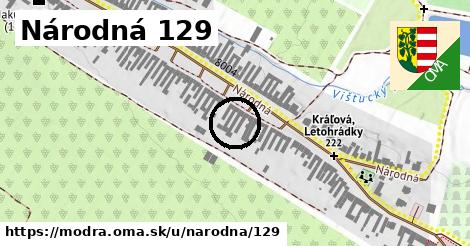 Národná 129, Modra