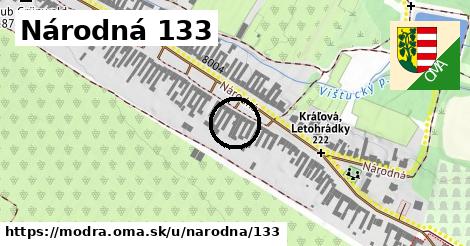 Národná 133, Modra