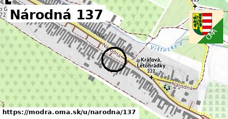 Národná 137, Modra