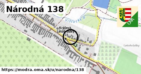 Národná 138, Modra