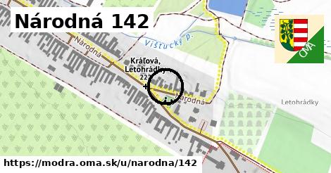 Národná 142, Modra