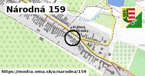 Národná 159, Modra