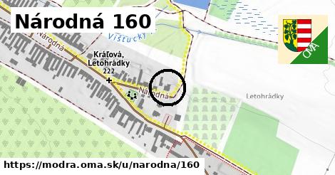 Národná 160, Modra