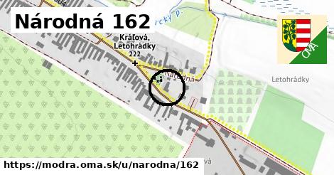 Národná 162, Modra