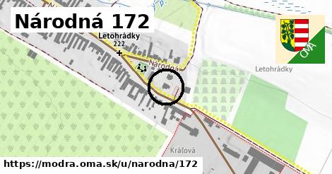 Národná 172, Modra