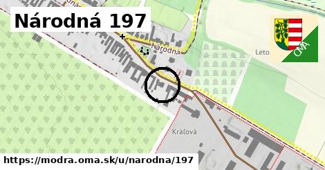 Národná 197, Modra