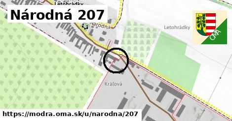 Národná 207, Modra