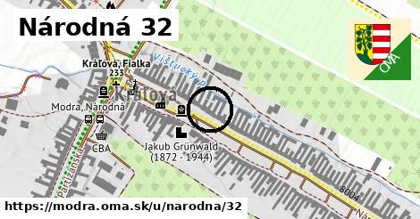 Národná 32, Modra