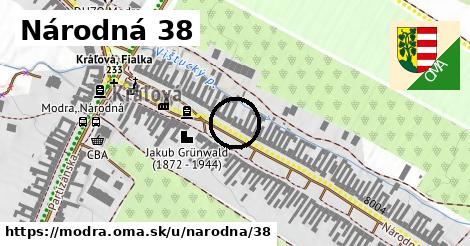 Národná 38, Modra