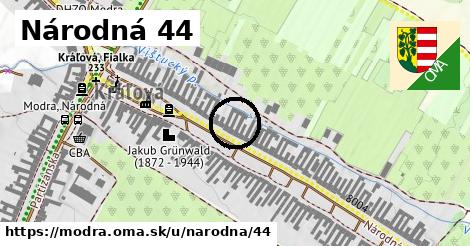 Národná 44, Modra