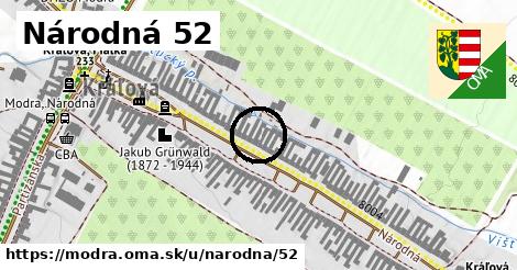 Národná 52, Modra