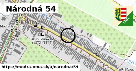 Národná 54, Modra