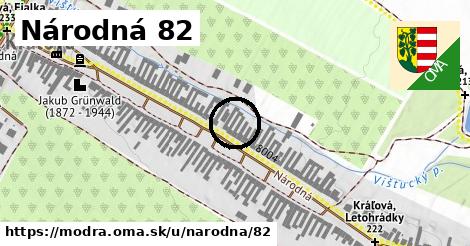 Národná 82, Modra