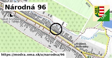 Národná 96, Modra