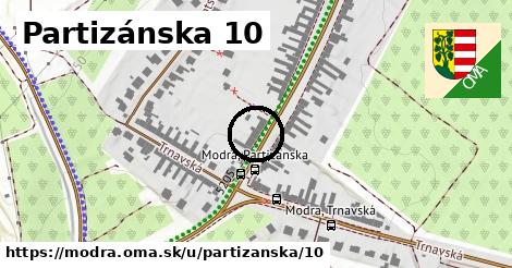 Partizánska 10, Modra