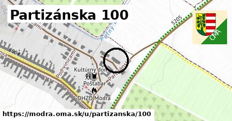 Partizánska 100, Modra