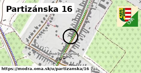 Partizánska 16, Modra