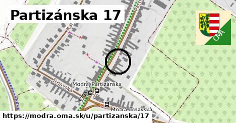 Partizánska 17, Modra