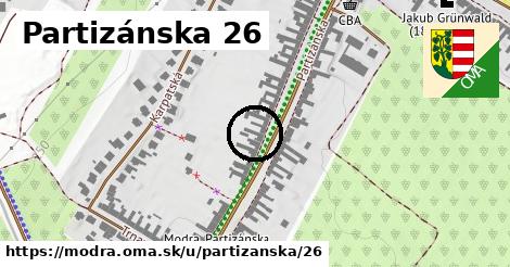 Partizánska 26, Modra