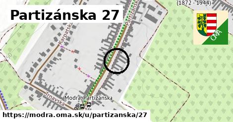 Partizánska 27, Modra