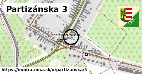 Partizánska 3, Modra