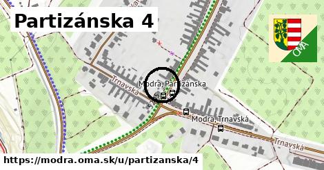 Partizánska 4, Modra