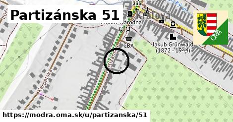 Partizánska 51, Modra