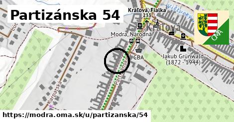 Partizánska 54, Modra