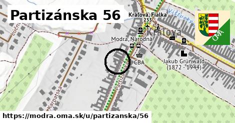 Partizánska 56, Modra