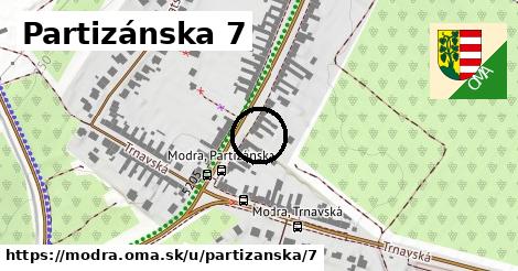 Partizánska 7, Modra